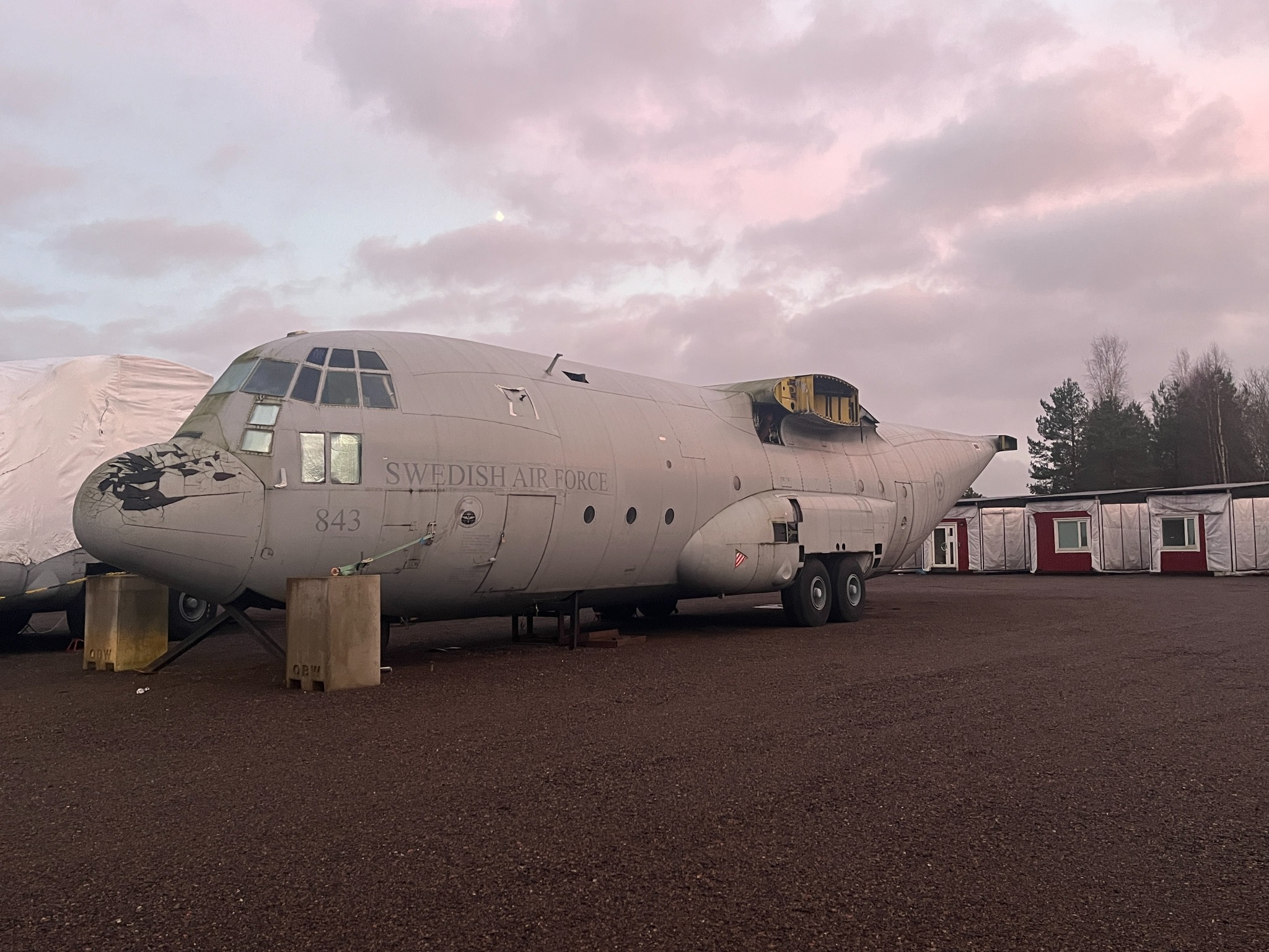 HERCULES 841 BEVARAS PÅ AEROSEUM – 843 HAR NU SKROTATS